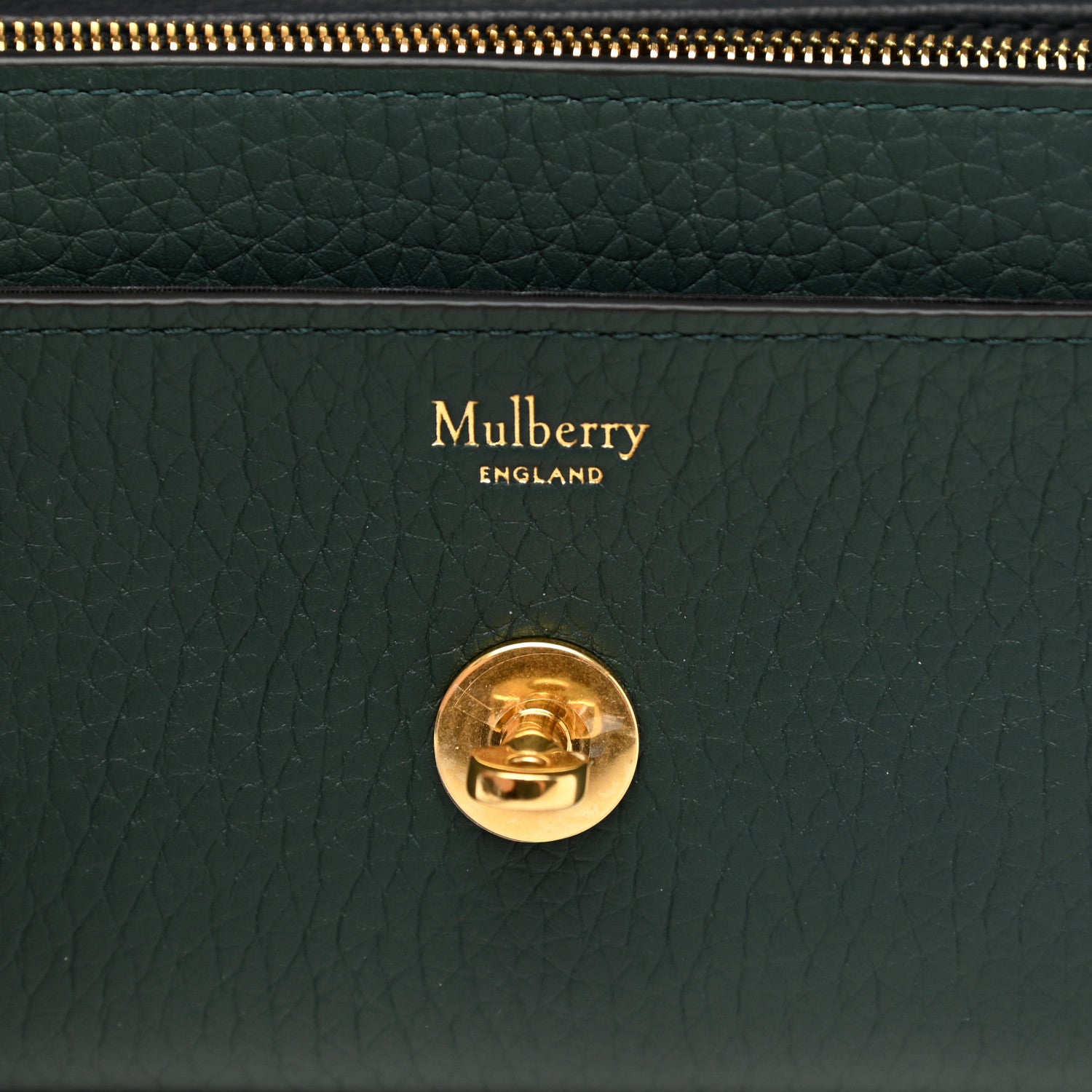Mulberry Heavy Grain Darley Wallet Mulberry Green 6 of 7
