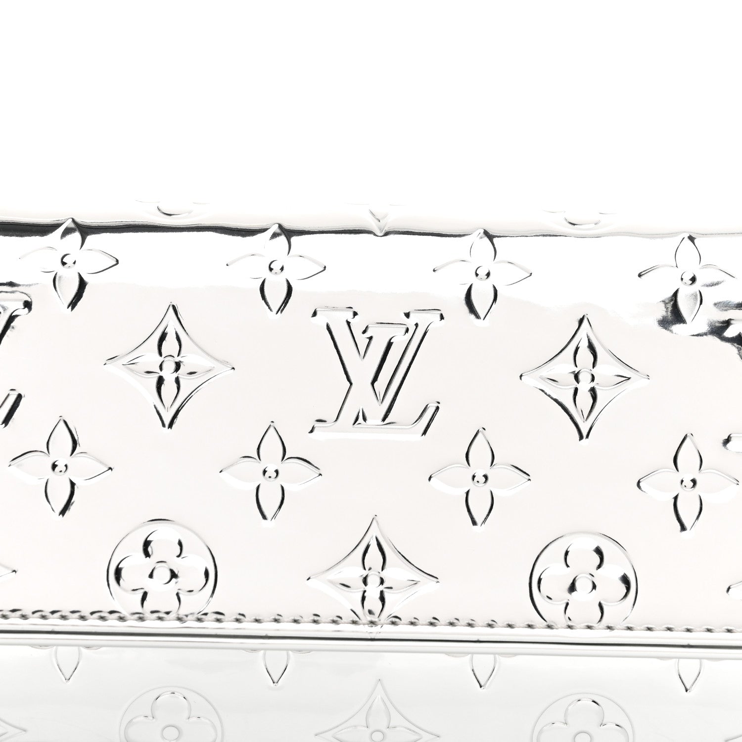 Louis Vuitton Monogram Miroir Pochette Twin Silver 7 of 9