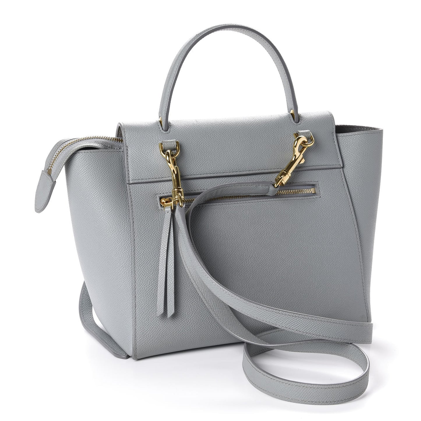 Grained Calfskin Micro Belt Bag Cloud