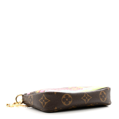 Louis Vuitton Monogram 2021 Christmas Animation Japanese Garden Mini Pochette Accessories Wisteria Pink 4 of 7