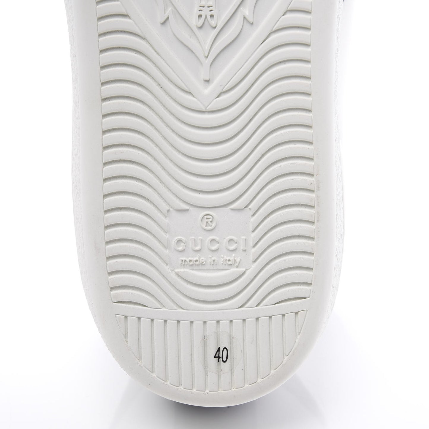 Calfskin Ayers Crystal Web Kingsnake Embroidered Womens Ace Sneakers 40 White