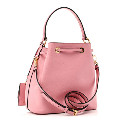 Prada Saffiano Cuir Bucket Bag Petalo 3 of 9