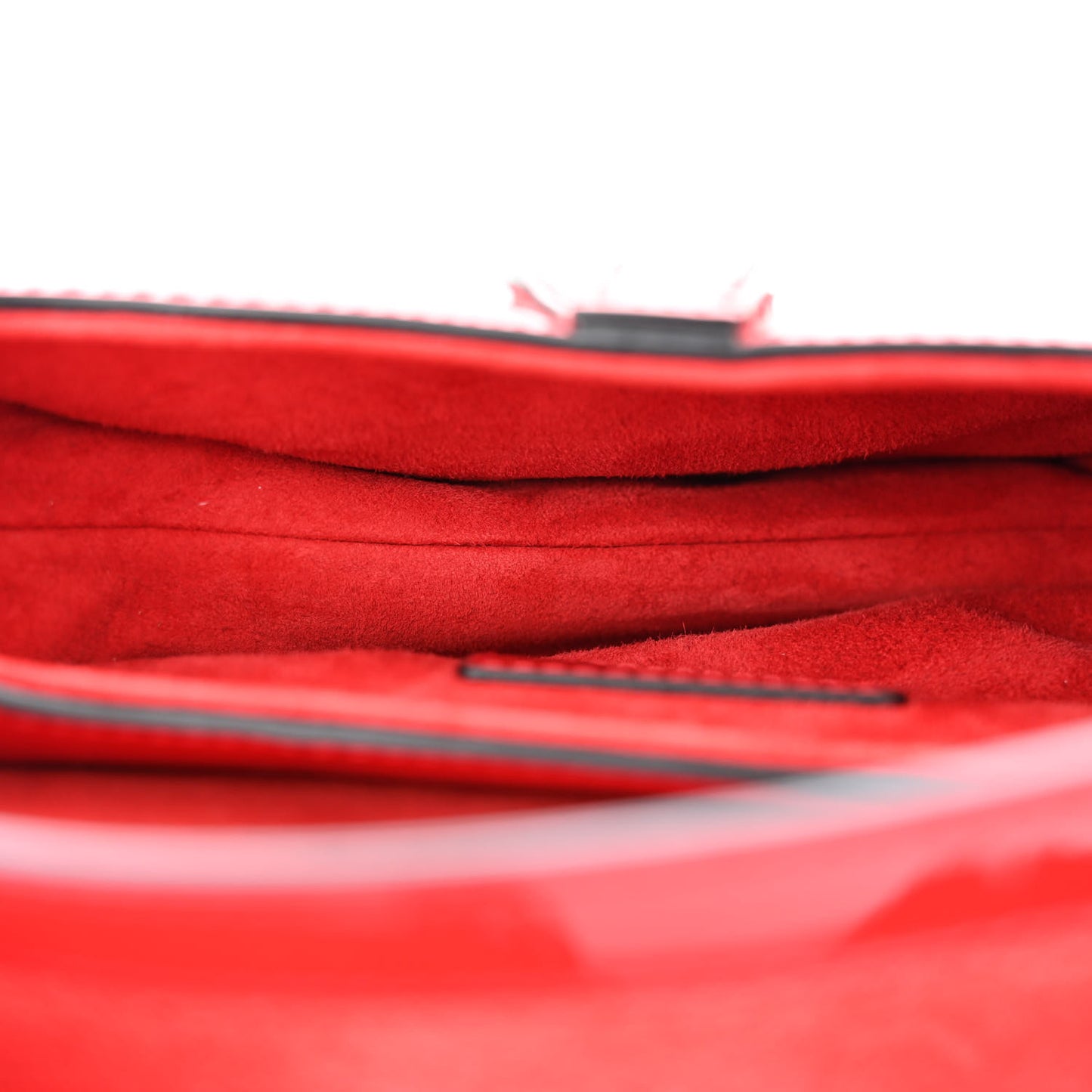 Patent Mini Saddle Bag Red