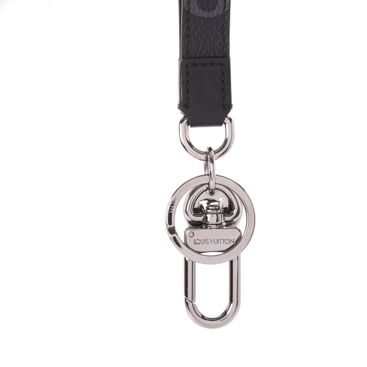 Louis Vuitton Monogram Eclipse Dragonne Bag Charm Key Holder 3 of 4