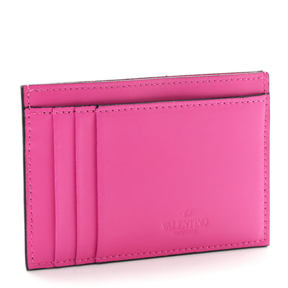 Valentino Garavani Calfskin VLTN Card Holder Pink 3 of 7