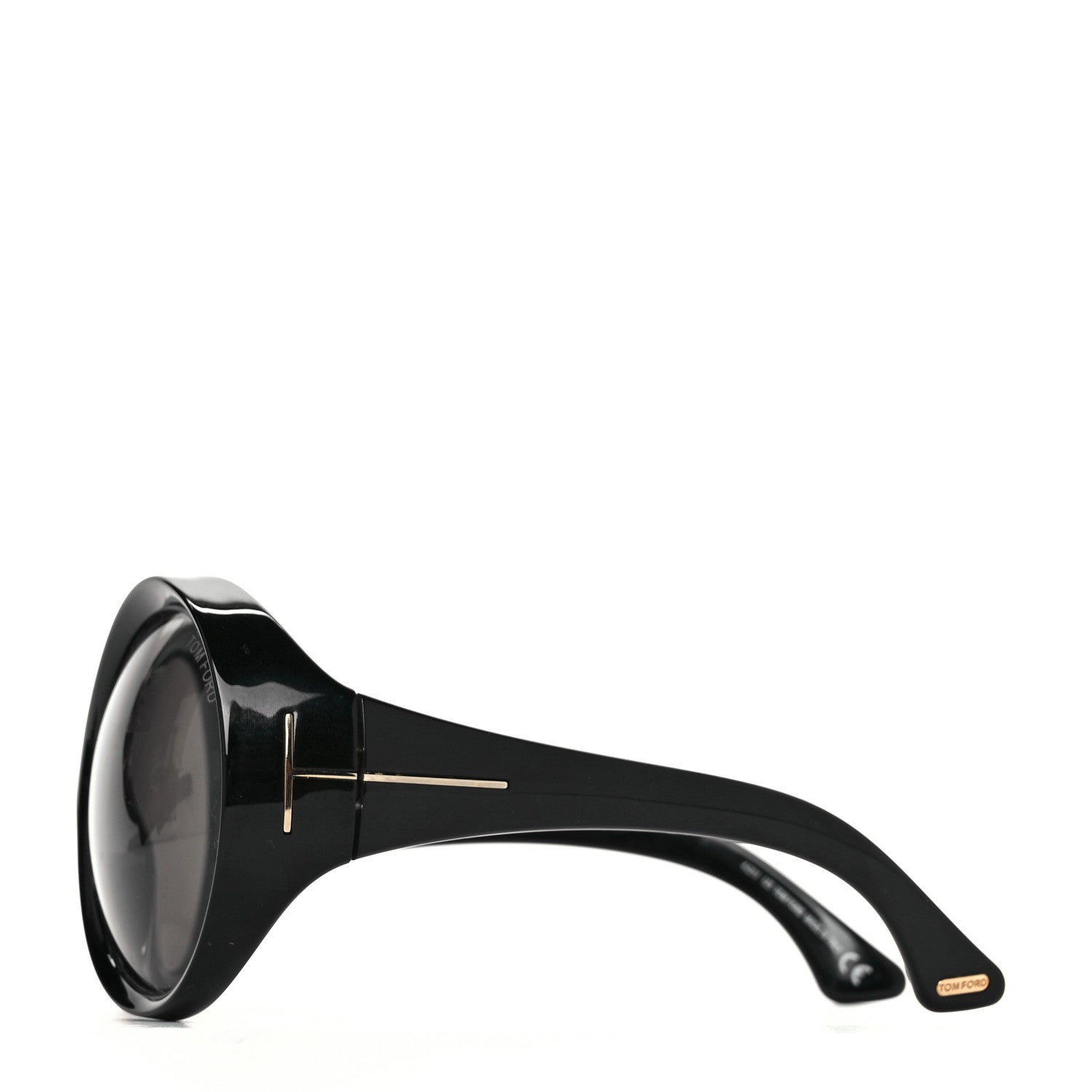 Tom Ford Ali Oversized Round Sunglasses Black 3 of 8