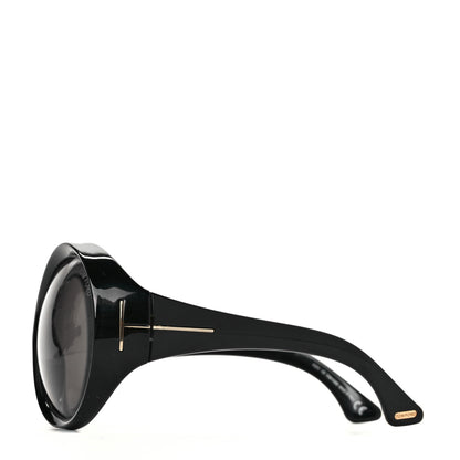 Tom Ford Ali Oversized Round Sunglasses Black 3 of 8