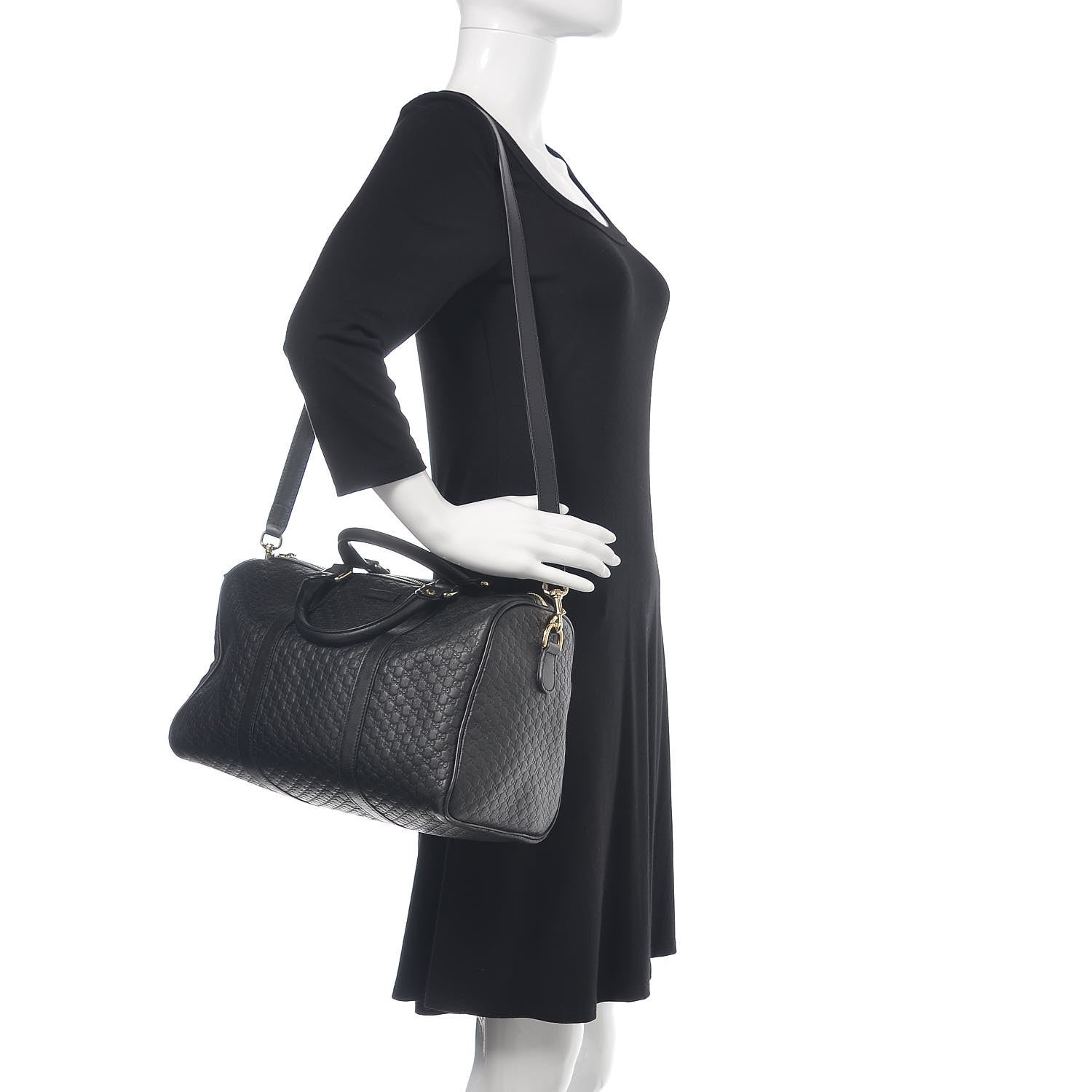 Gucci Microguccissima Medium Joy Boston Black 2 of 14