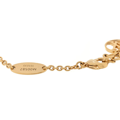 Louis Vuitton Metal Crystal LV Iconic Bracelet Gold 3 of 3