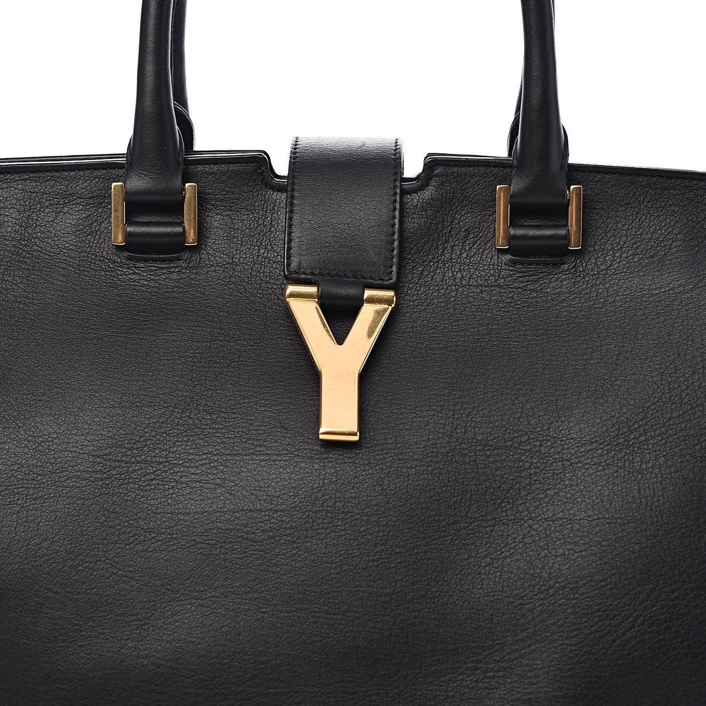 Calfskin Medium Classic Y Cabas Black