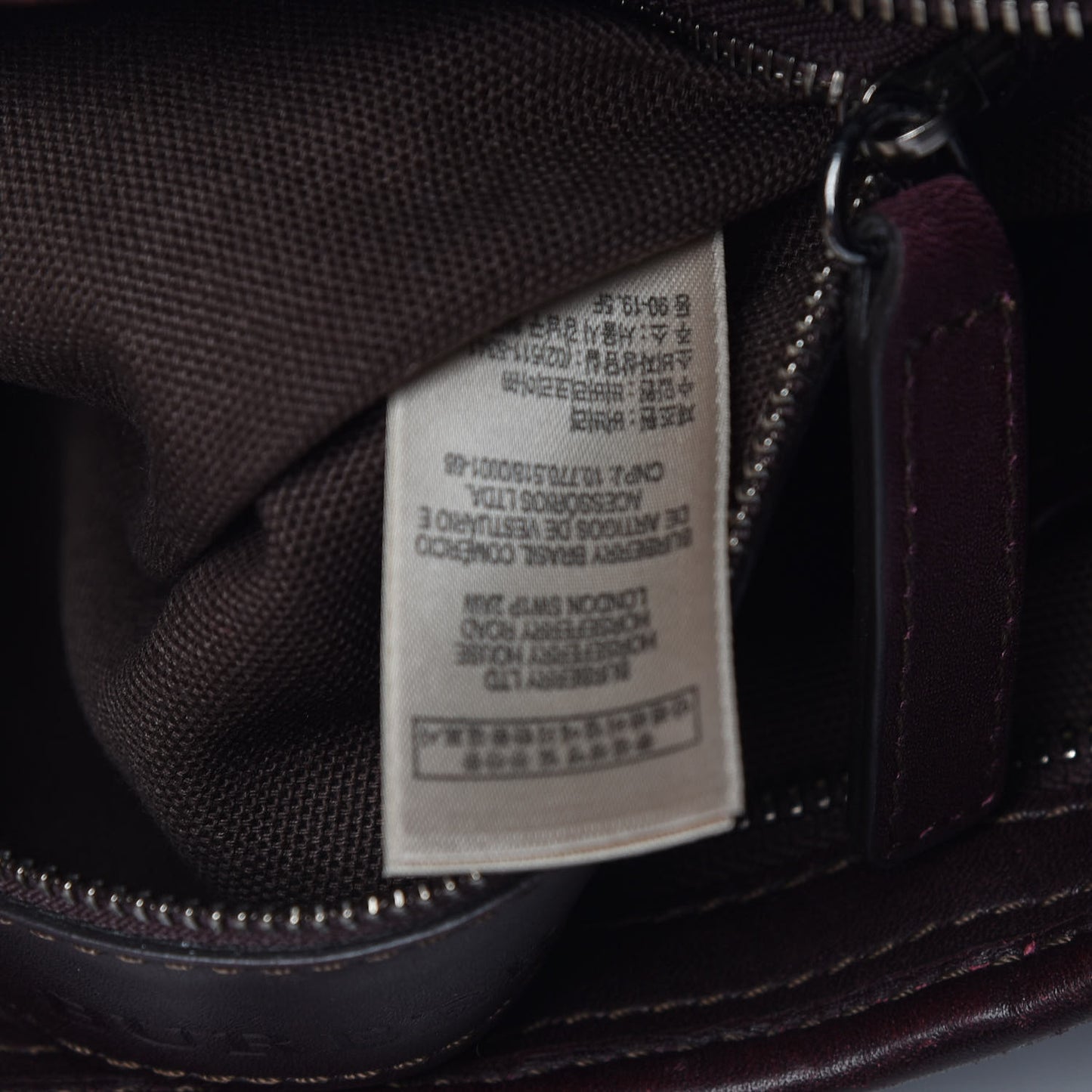 Smoked Check Hartham Shoulder Bag Chocolate