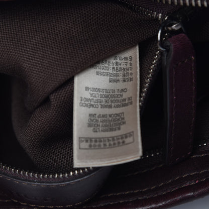 Burberry Smoked Check Hartham Shoulder Bag Chocolate 7 of 16