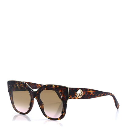 Fendi Acetate F is Fendi FF Cat Eye Sunglasses FF 0359/G/S Havana 1 of 7