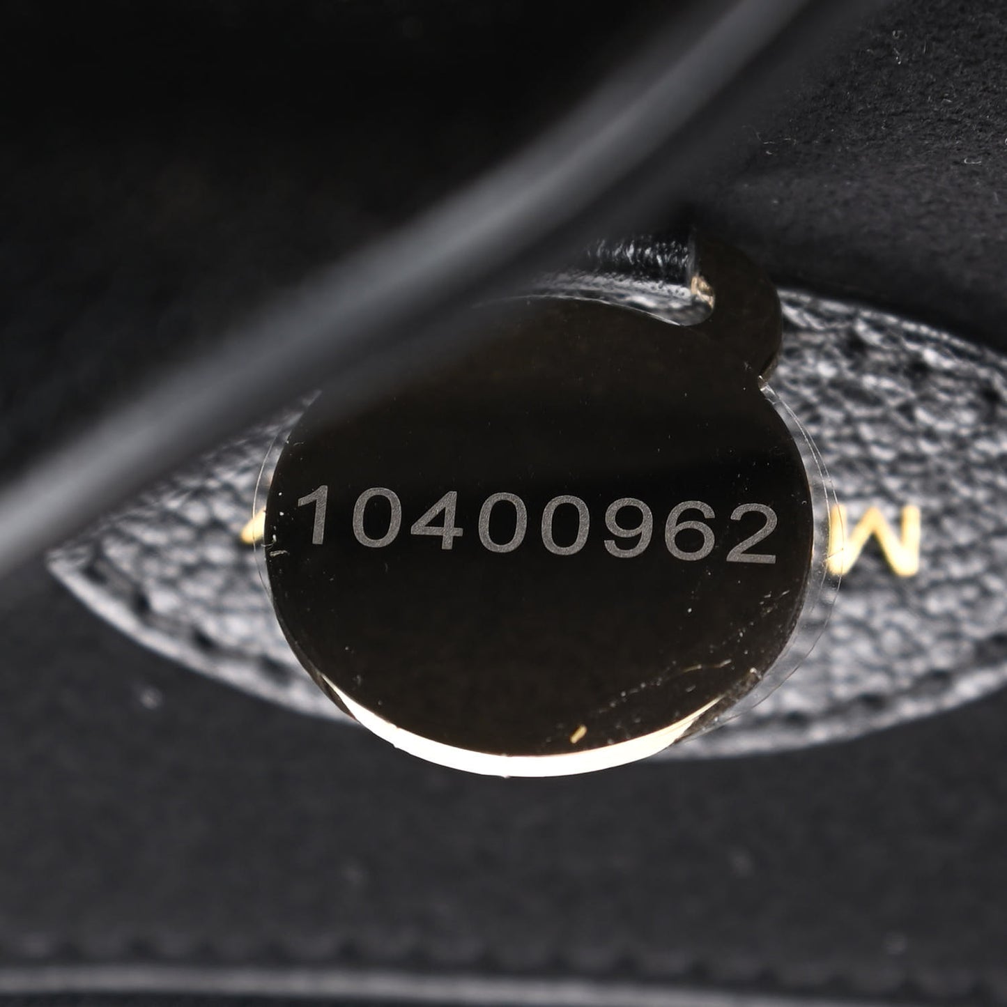 Glossy Goatskin Medium Lily Black