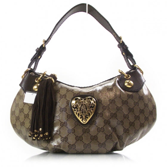Gucci Crystal Babouska Shoulder Bag Ebony 1 of 12