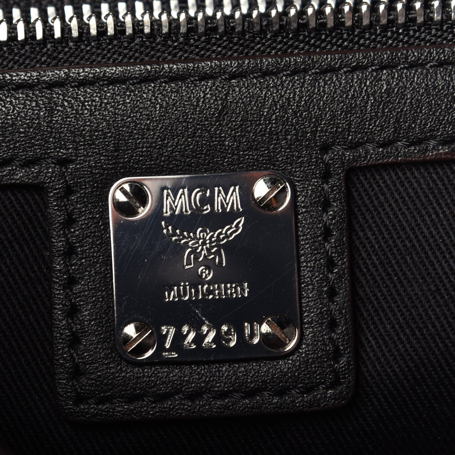 MCM Calfskin Ottomar Monogram Large Klara Hobo Black 5 of 9