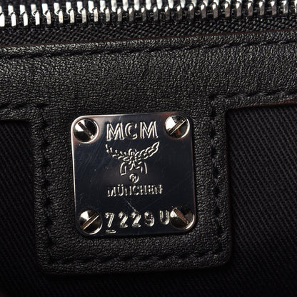 MCM Calfskin Ottomar Monogram Large Klara Hobo Black 5 of 9