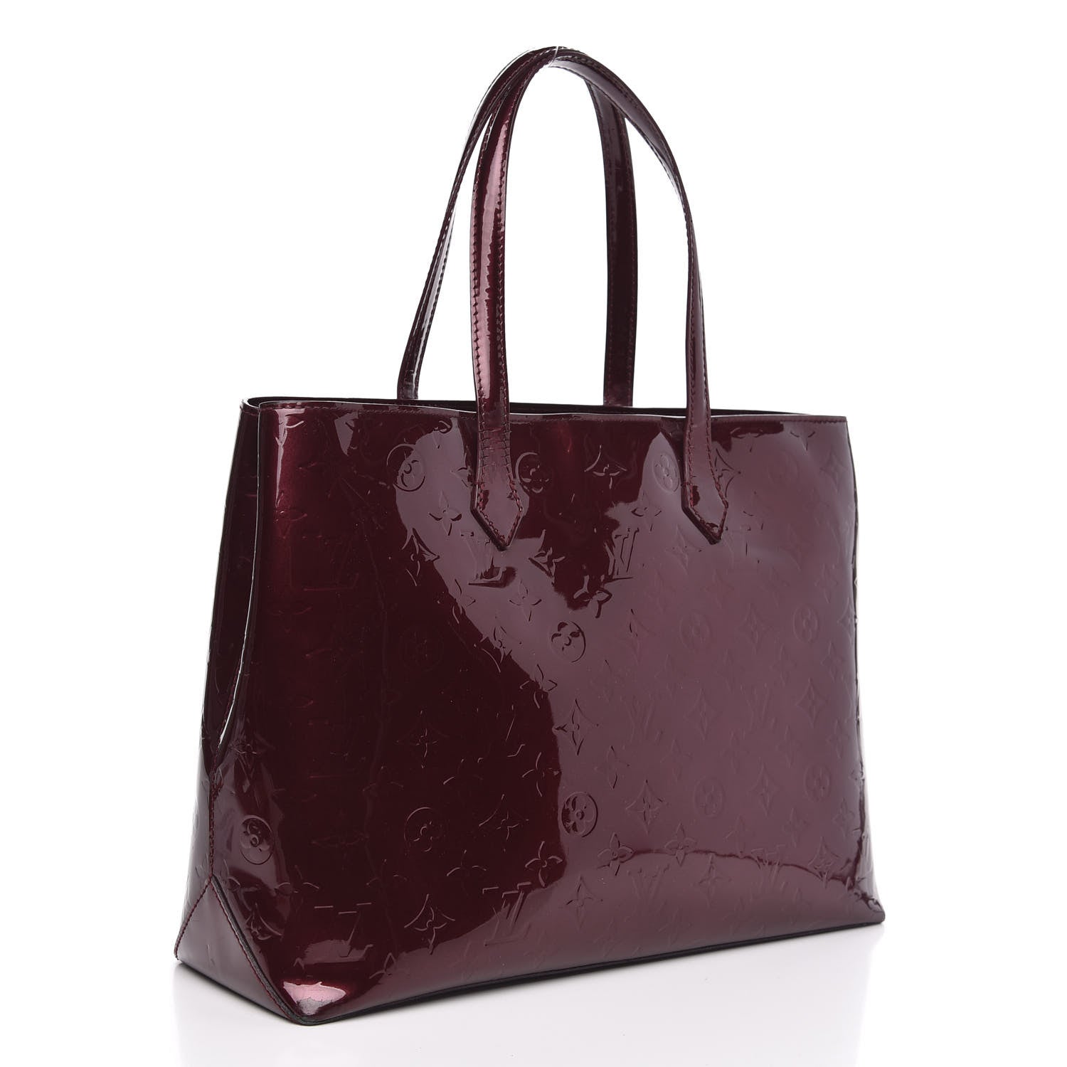 Louis Vuitton Vernis Wilshire MM Amarante 3 of 12