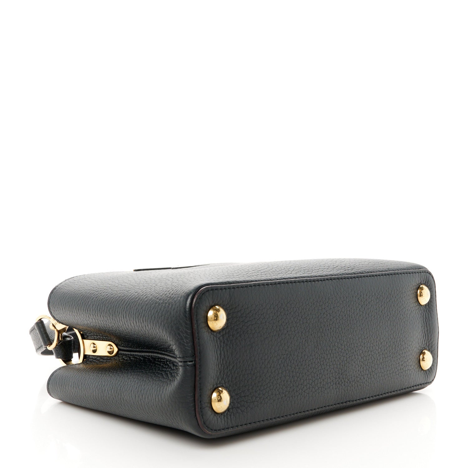 Louis Vuitton Taurillon Capucines BB Black Fuchsia 4 of 10