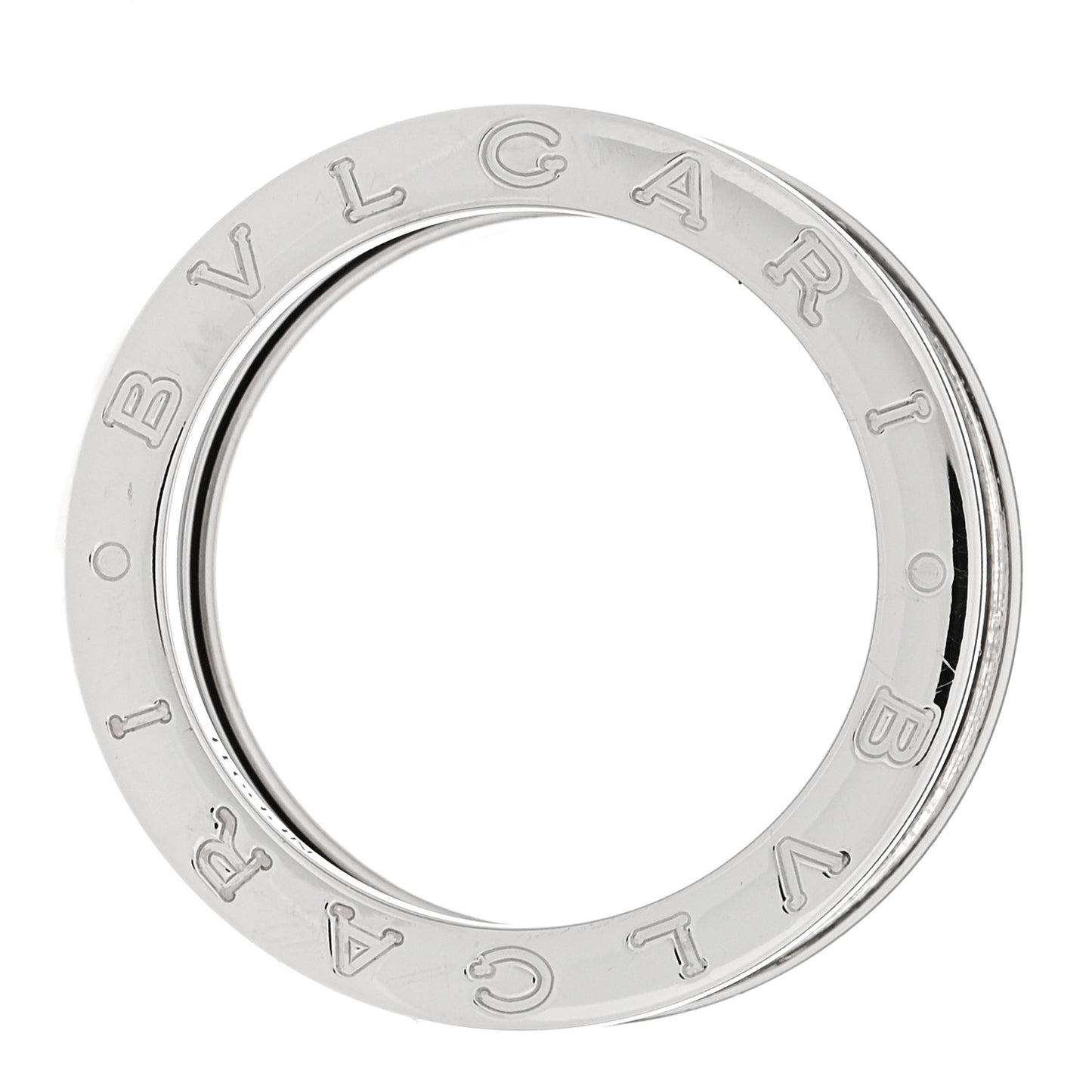 18K White Gold B.Zero1 Two-Band Ring 54 6.75