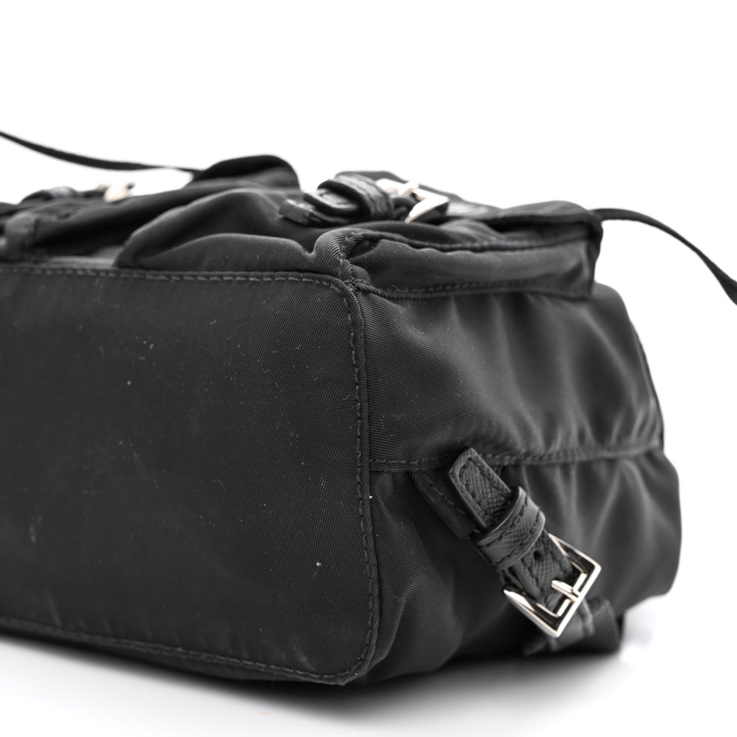 Prada Nylon Vela Mini Crossbody Backpack Black 10 of 14