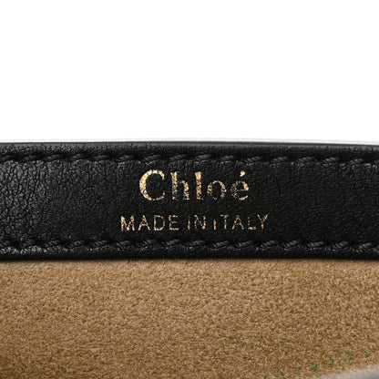 Chloe Calfskin Studded Medium Hudson Double Carry Shoulder Bag Black 6 of 13