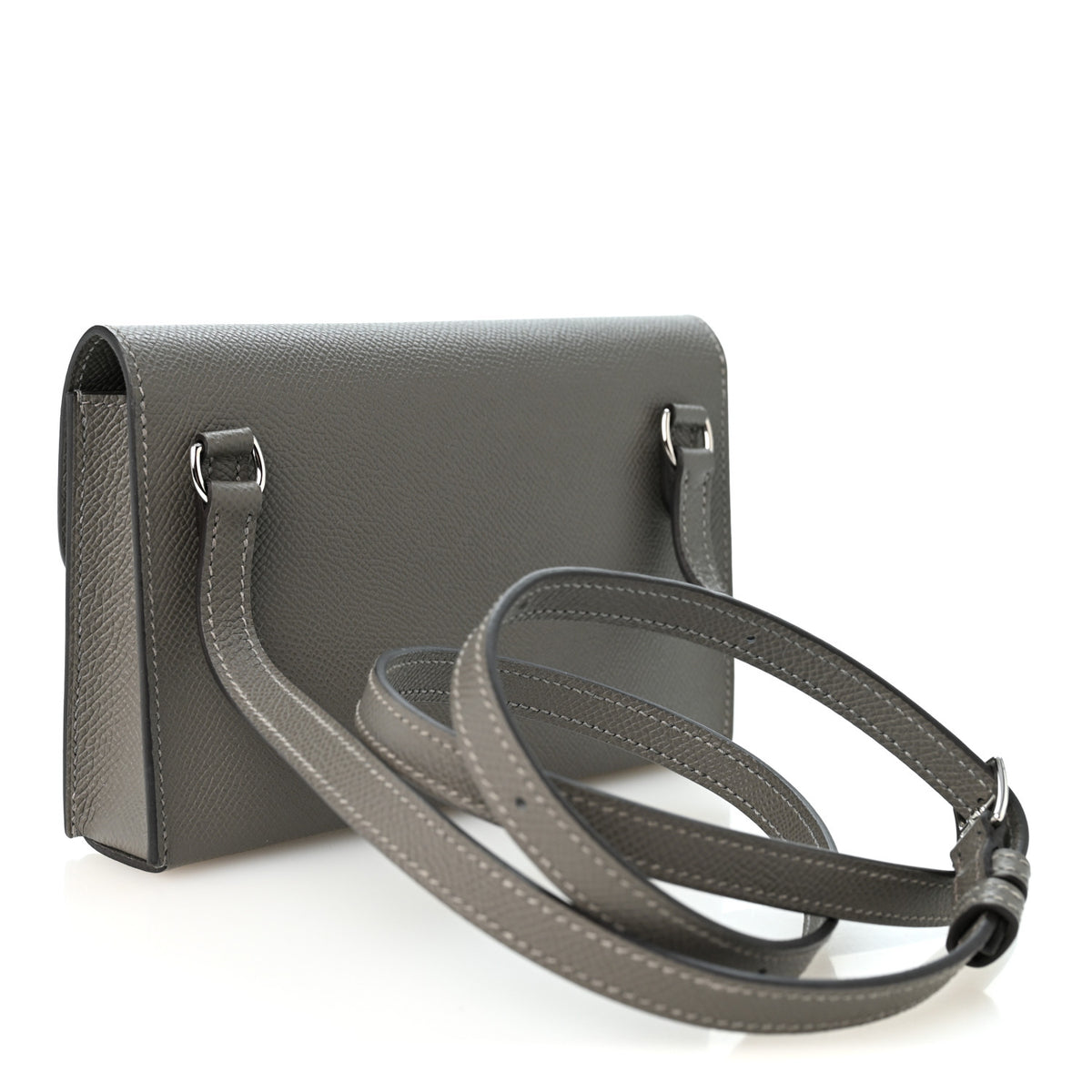 Hermes Epsom Hermesnap Wallet Gris Meyer 3 of 9