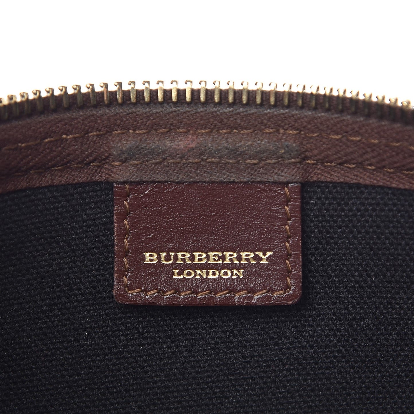 Haymarket Check Pochette Chocolate