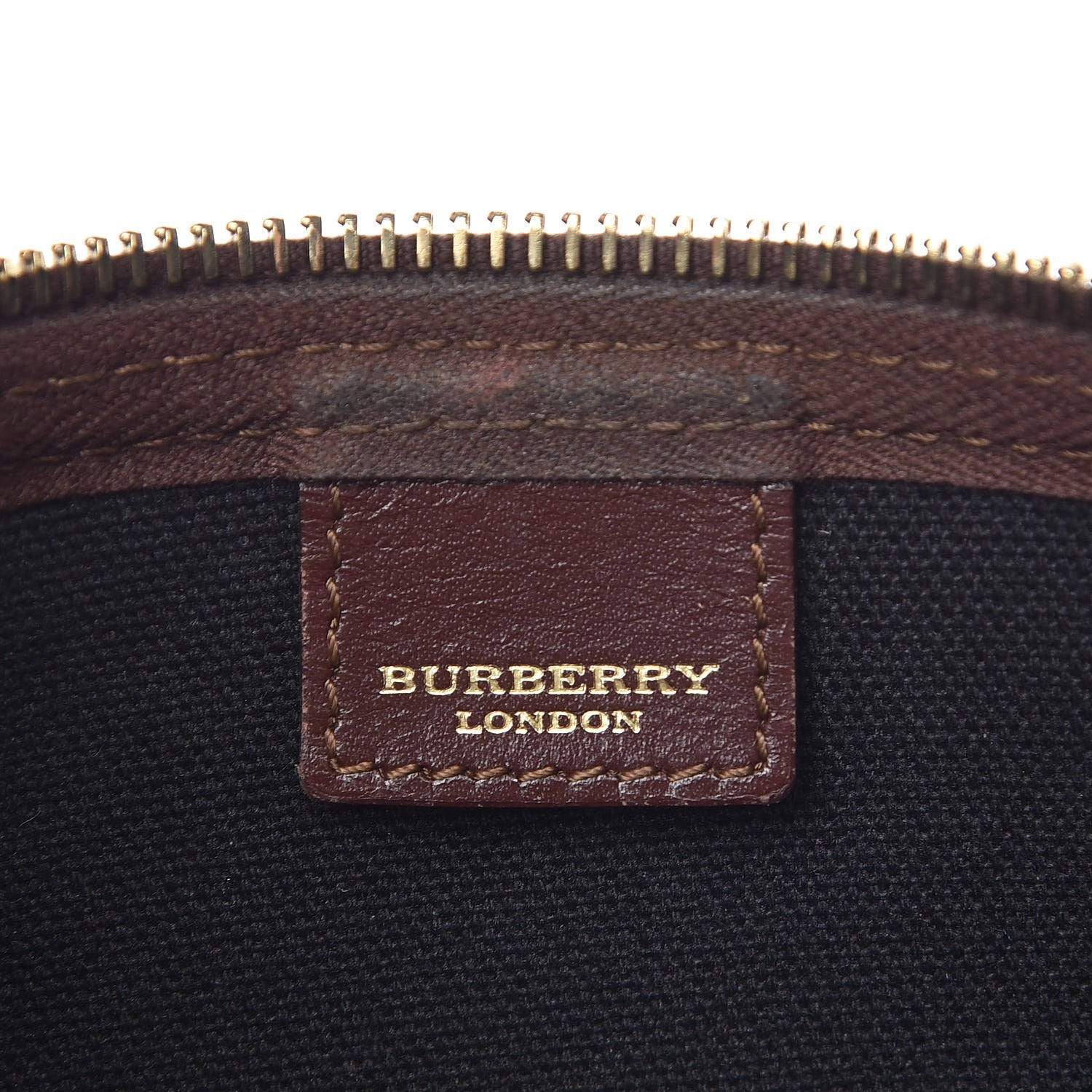 Burberry Haymarket Check Pochette Chocolate 6 of 11