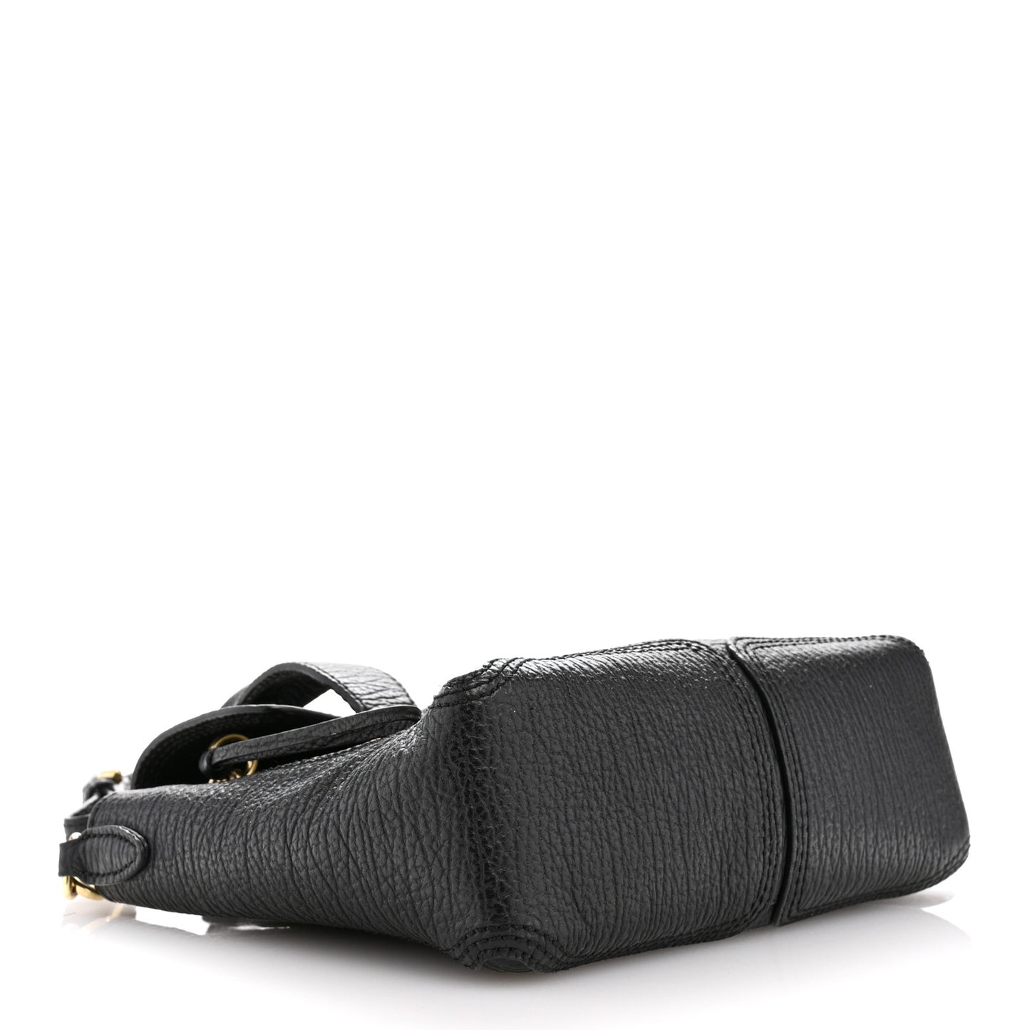 Textured Calfskin Mini Pashli Satchel Black