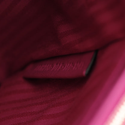 Fendi Vitello Elite Petite 2Jours Tote Magenta 7 of 7