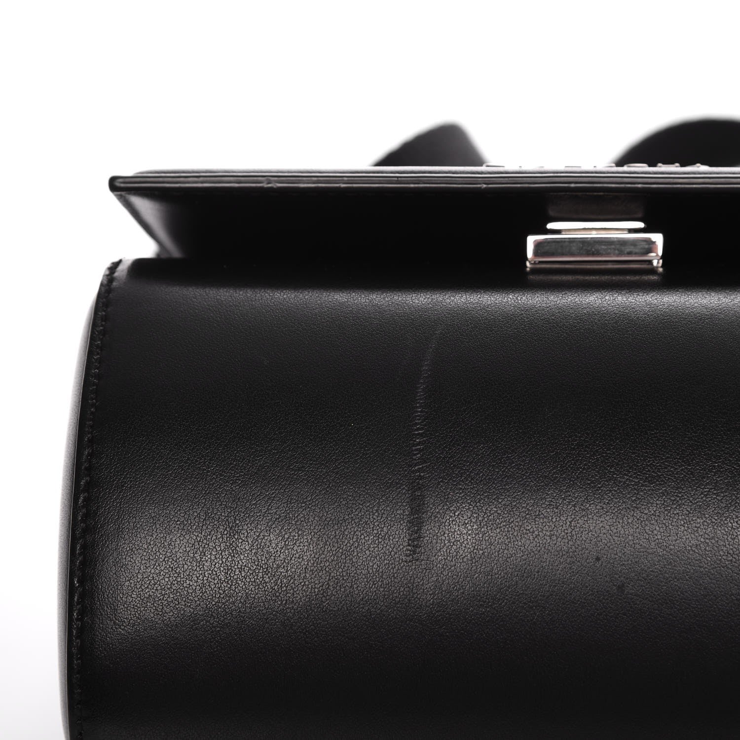 Givenchy Calfskin Mini Pandora Box Logo Strap Crossbody Bag Black 8 of 10