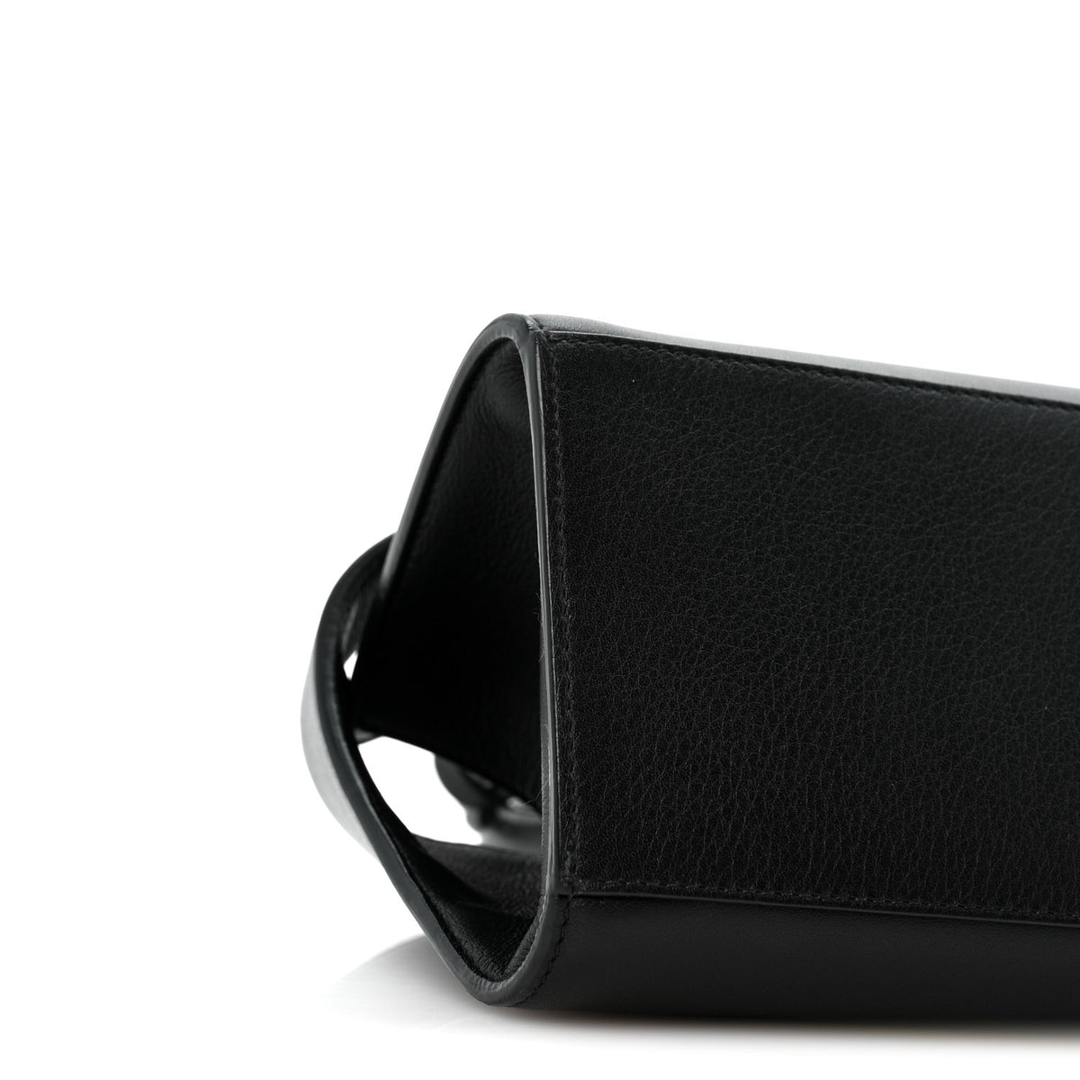 Calfskin Mini Hug Bag Black
