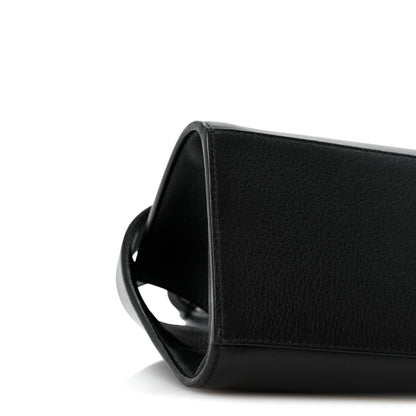 Salvatore Ferragamo Calfskin Mini Hug Bag Black 8 of 12