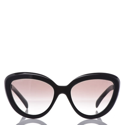 Prada Cat Eye Sunglasses SPR 08R Black 4 of 7