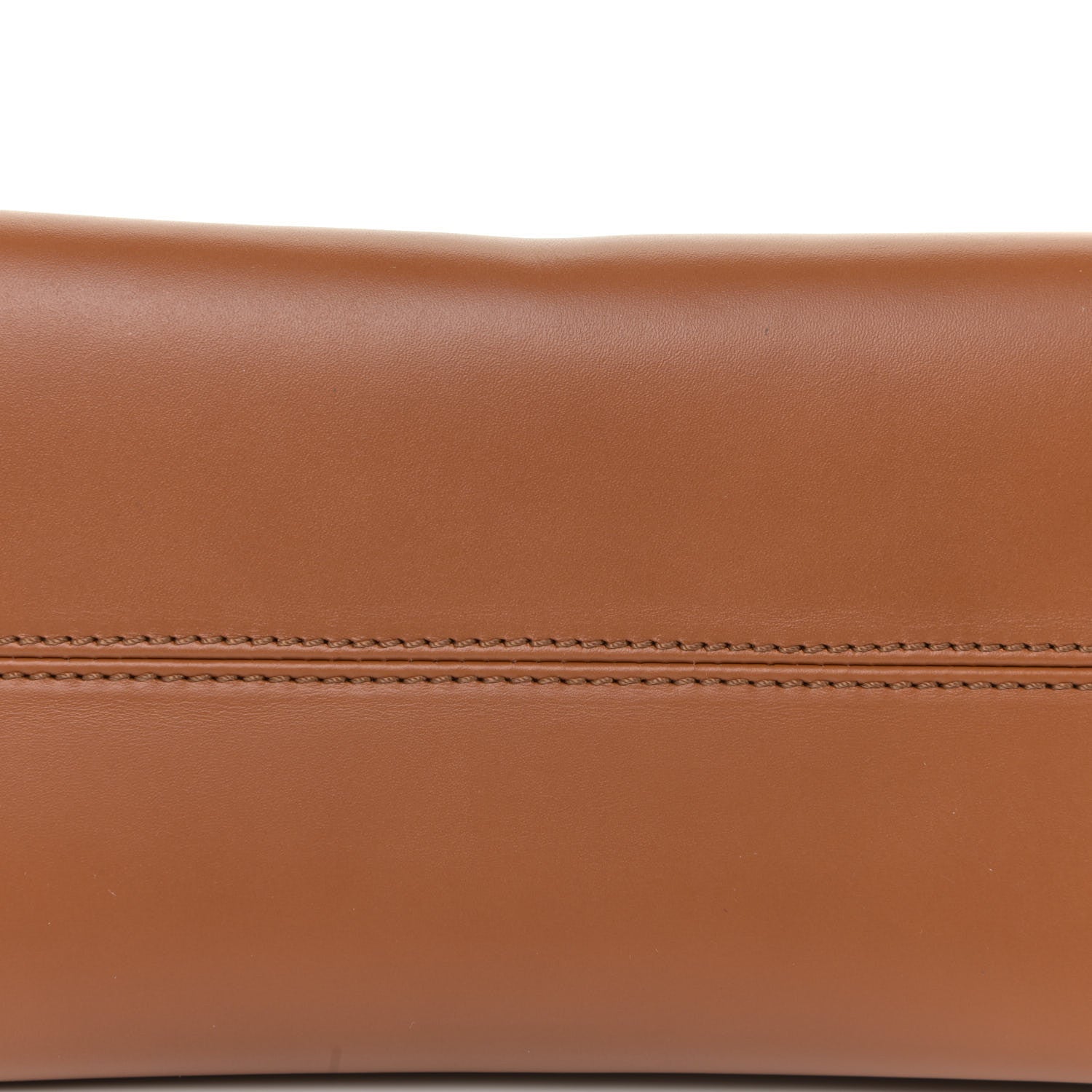 Fendi Vitello King Logo Embossed Medium By The Way Boston Bag Cuoio 10 of 12