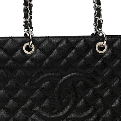 Chanel Caviar Quilted Grand Shopping Tote GST Black 8 of 11