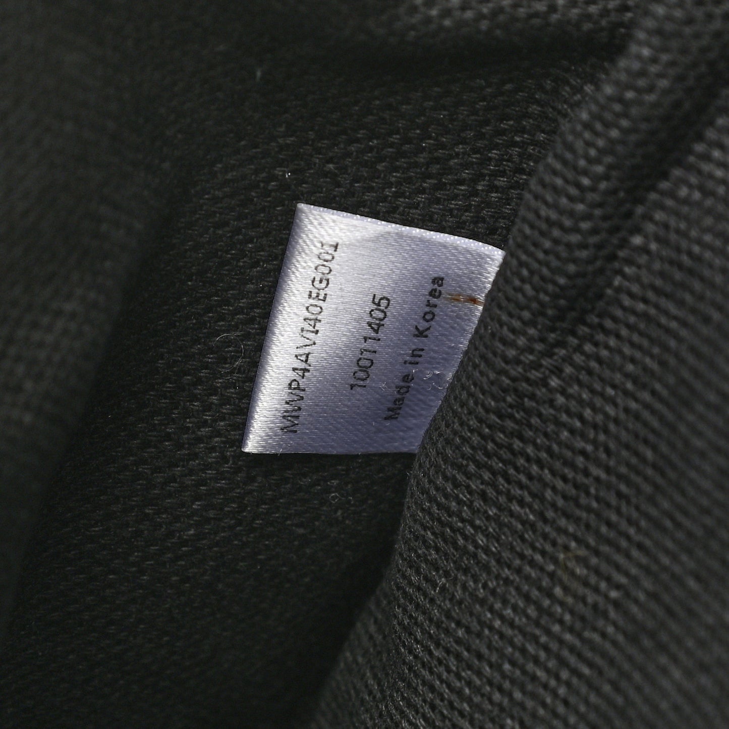 Striped Visetos Liz Shopper Tote Pouch Phantom Grey