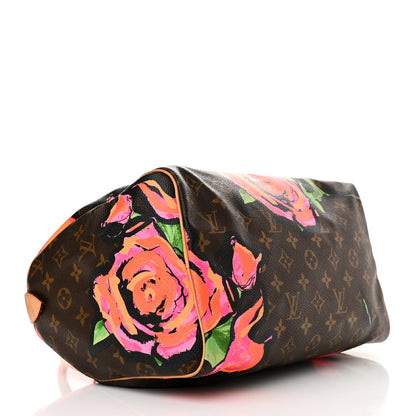 Louis Vuitton Monogram Roses Speedy 30 4 of 11