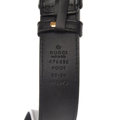 Gucci Velvet Matelasse Crystal Star GG Marmont Belt Bag 85 34 Black 8 of 9