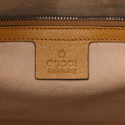 Gucci New Sakai Calfskin Lux Tri-Color Medium Dahlia Shoulder Bag Black Quarz Beige Mystic White 6 of 9