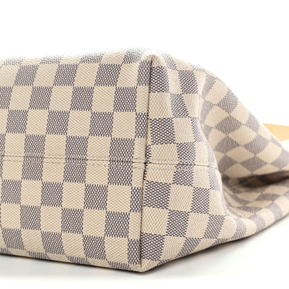 Louis Vuitton Damier Azur Graceful MM Rose Ballerine 11 of 13