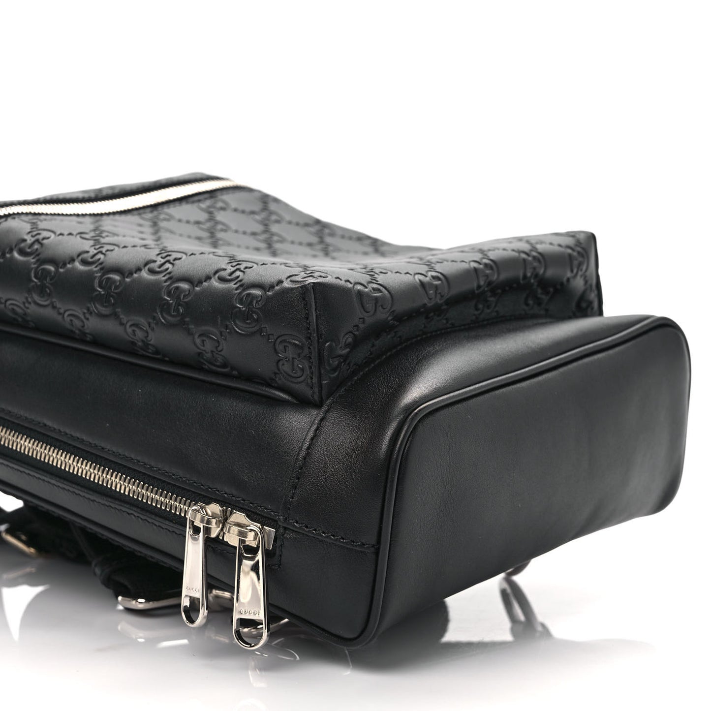 Guccissima Sling Backpack Black