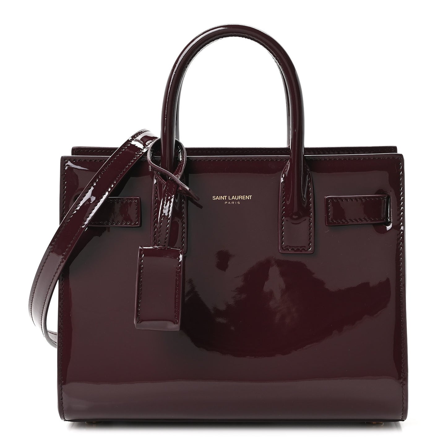 Patent Nano Sac de Jour Dark Red Wine