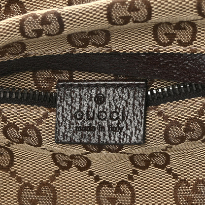 Gucci GG Monogram Web Double Pocket Belt Bag Dark Brown 6 of 9