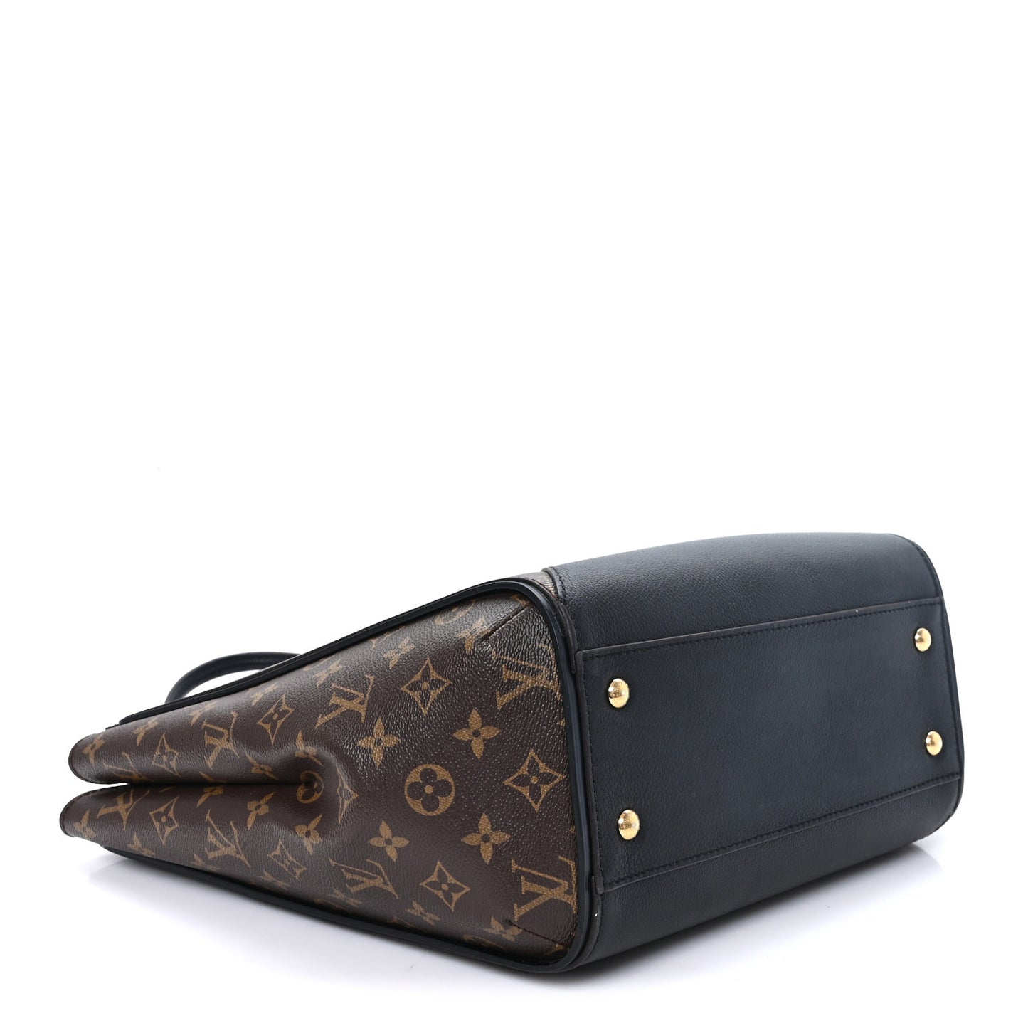 Calfskin Monogram Kimono Tote Black