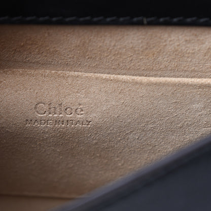 Chloe Calfskin Suede Quilted Small Nile Bracelet Bag Black 5 of 11