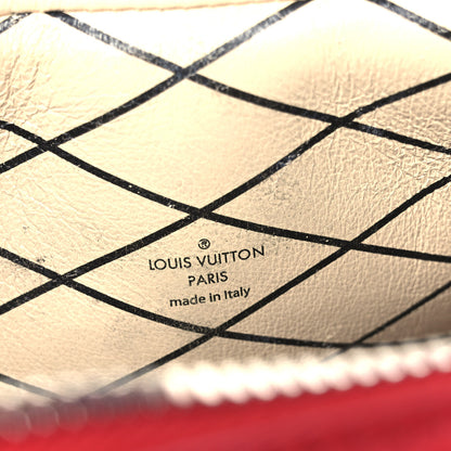 Louis Vuitton Calfskin Petite Malle Soft MM Rouge 5 of 9