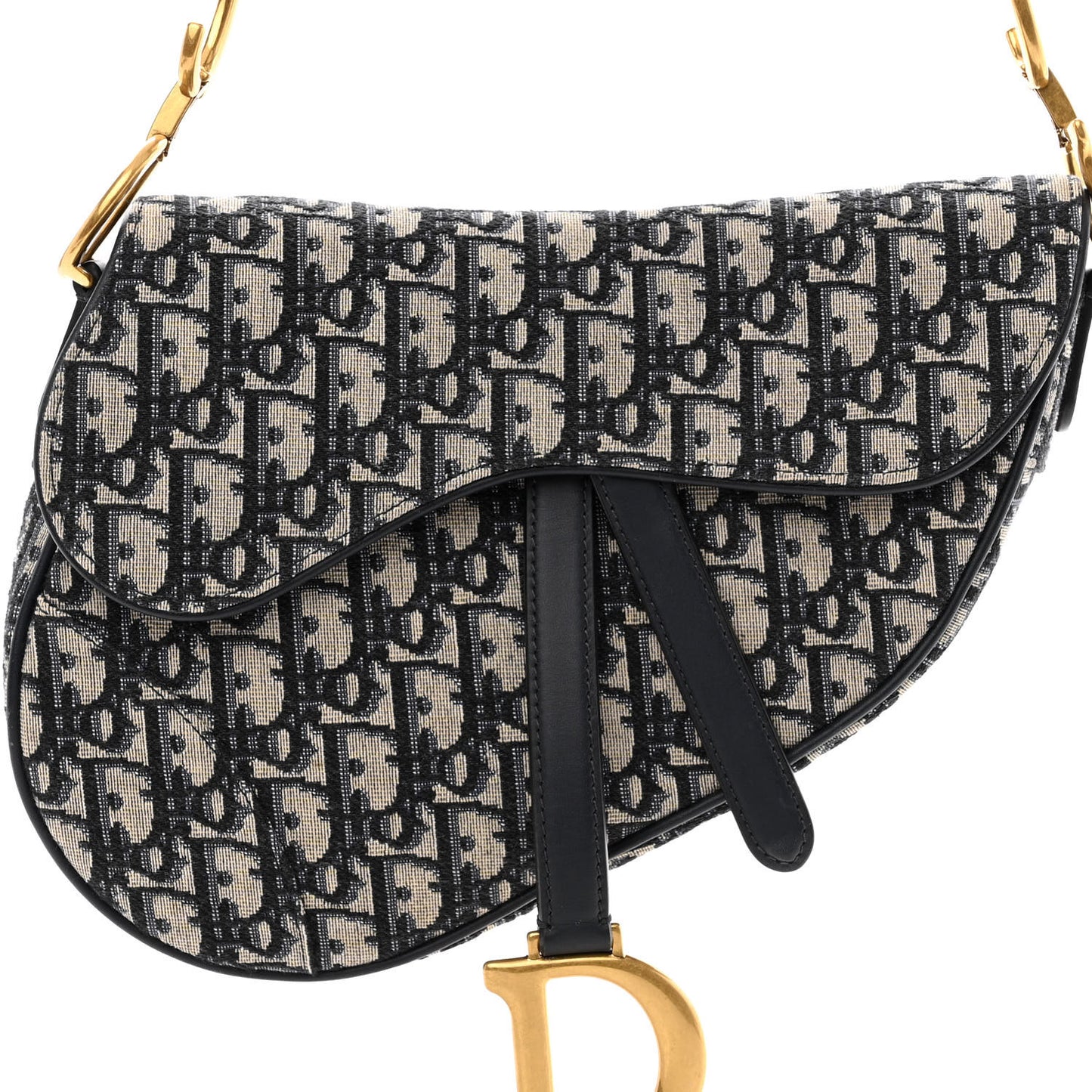 Oblique Saddle Bag Blue