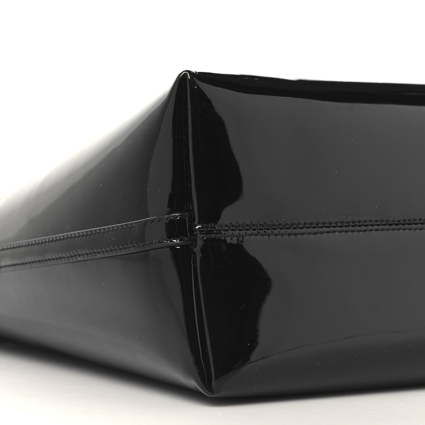 Patent Calfskin Rendez-Vous Hobo Black